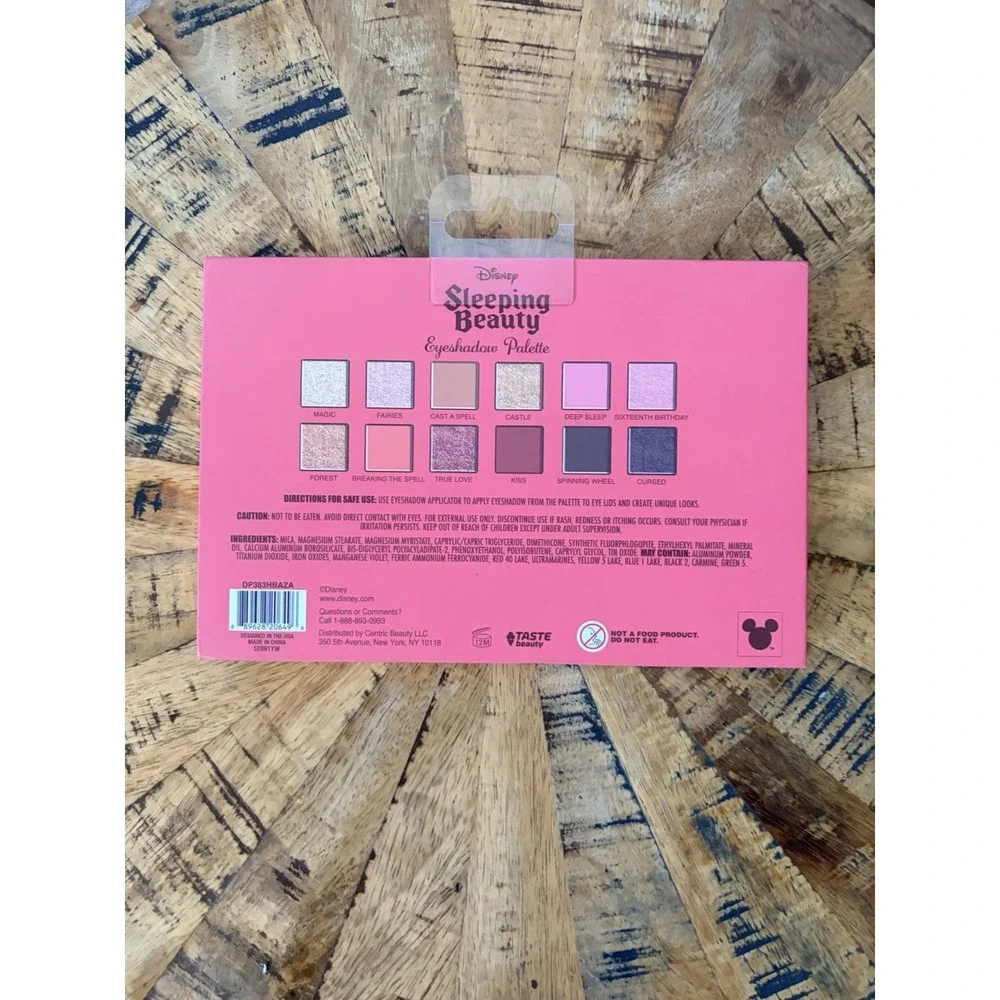 New Disney‎ Sleeping Beauty Aurora Shimmer Eyeshadow Palette Mirror 12 Shades